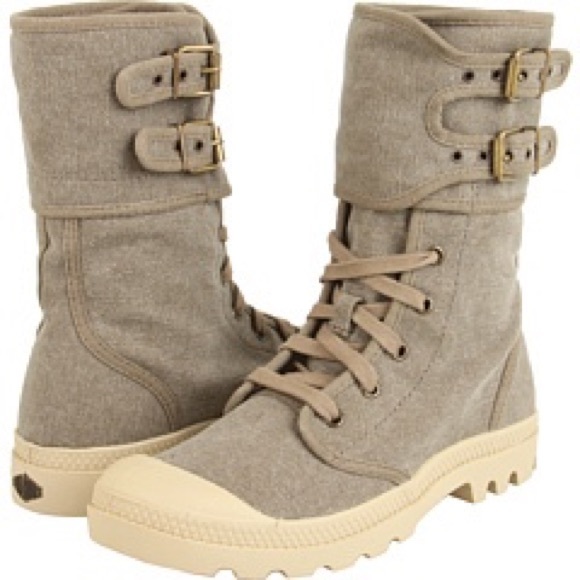 Palladium Pampa Peloton Canvas Boots 